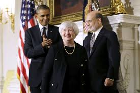Barack Obama Janet Yellen Ben Bernanke